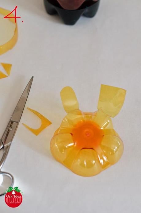 TUTORIAL IDEA REGALO: CONIGLIETTI RICICLANDO LA PLASTICA (Xmas Time) / DiY plastic rabbits