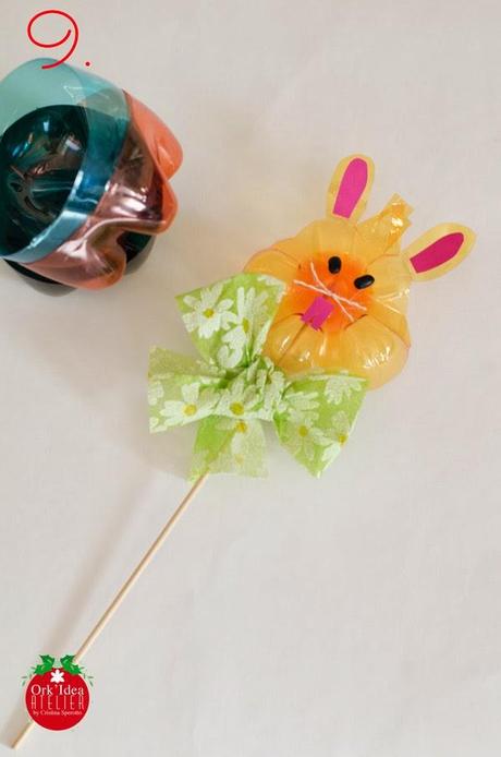 TUTORIAL IDEA REGALO: CONIGLIETTI RICICLANDO LA PLASTICA (Xmas Time) / DiY plastic rabbits