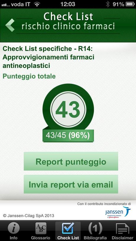 Checklist, l’app per la gestione del rischio clinico da farmaci