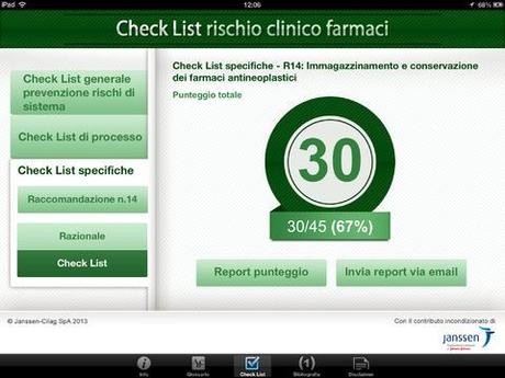 Checklist, l’app per la gestione del rischio clinico da farmaci