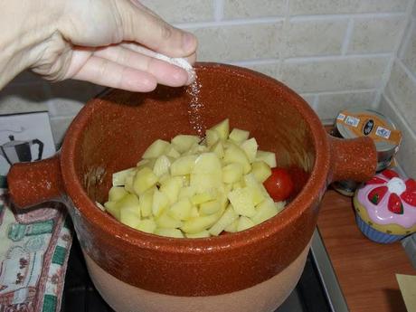 pasta patate e provolone