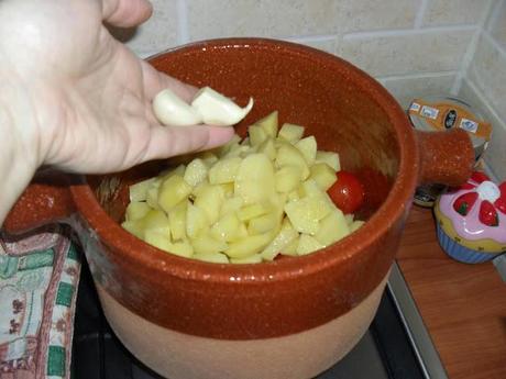 pasta patate e provolone