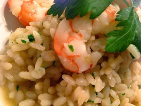 RISOTTO CON GAMBERI ROSSI E CARCIOFI