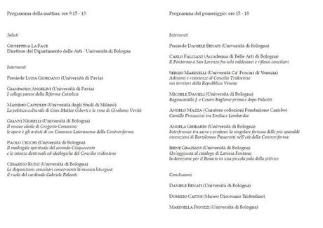 il concilio di trento e le arti 1563-2013 2