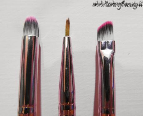 [Review] Fräulein3°8: Pink Candy Brushes set