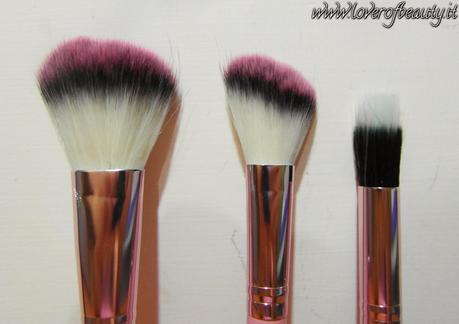 [Review] Fräulein3°8: Pink Candy Brushes set