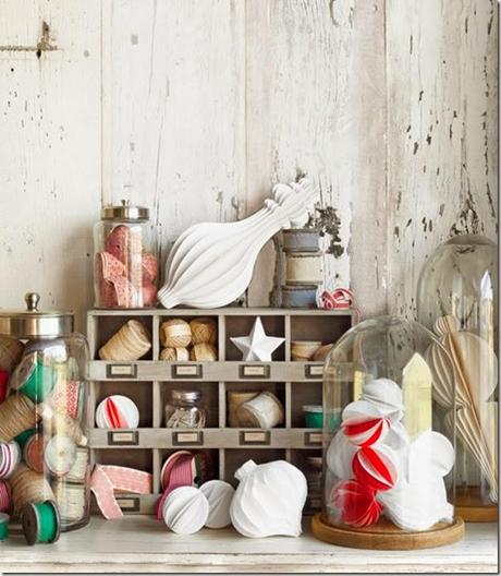 case e interni - shabby chic - decorazioni Natale (4)