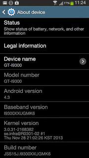 GALAXY S3 - SAMSUNG ci riprova con l'aggiornamento ad Android 4.3