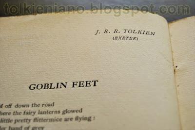 Goblin Feet di Tolkien in Oxford Poetry, 1915