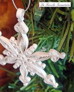 Fiocchi di neve quilling per Natale