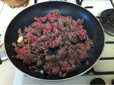 Polenta al sugo con carne macinata