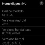 Android 4.2.2 per Samsung Galaxy S2 Plus GT-I9105P