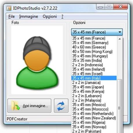 foto6 Creare foto per passaporto e carta di identità con IDPhotoStudio