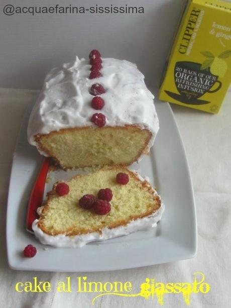 plum cake al limone glassato