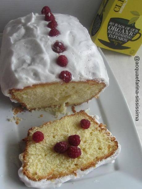 plum cake al limone glassato