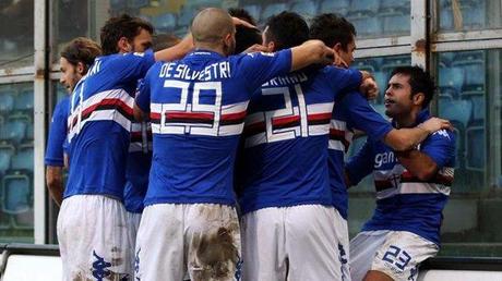 Sampdoria-Catania Serie A 2013-2014