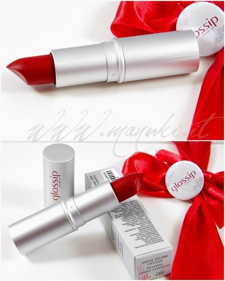 Lipstick ID: Glossip Super Volume Lipstick  - Let's Red n.08