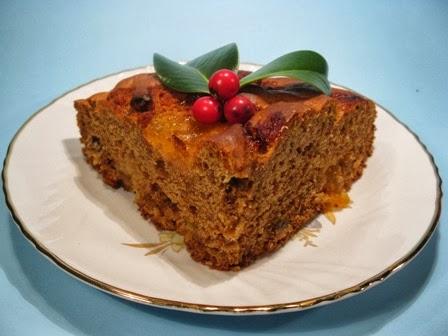 Torta alla marmellata d'arancia amara  super in veste natalizia