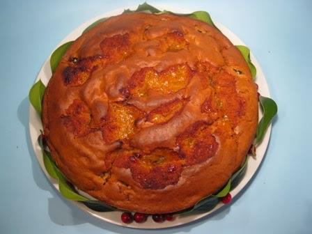 Torta alla marmellata d'arancia amara  super in veste natalizia