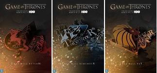 “Game Of Thrones 4”: Tre poster svelano la data della première