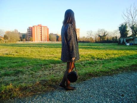 cold day and a burgundy wheel skirt