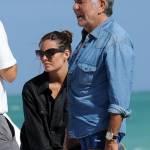 Roberto Cavalli in spiaggia a Miami con Lina Nilson e Lenny Kravitz02