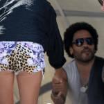 Roberto Cavalli in spiaggia a Miami con Lina Nilson e Lenny Kravitz03