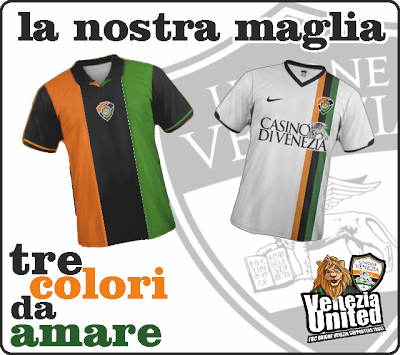 Venezia United, le maglie vincenti del contest TreColoriDaAmare