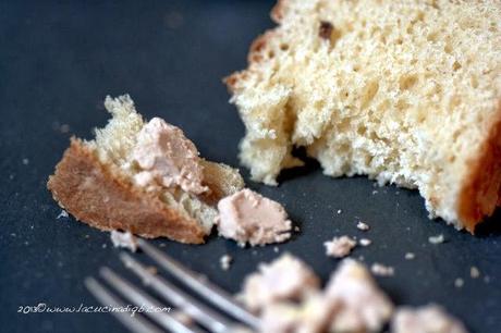 Kouglof salato con datteri e bergamotto e terrina di cappone e foie gras al pistacchio . E un po' di storia di corte veneta