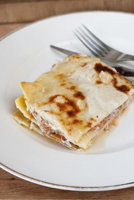 Lasagne gluten free DS con zucca e salsiccia