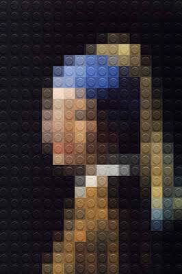 Marco Sodano _ pixilates classic masterpieces con Lego