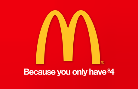 Logos with honest slogans-mcd