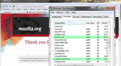 Multi Processes-Firefox