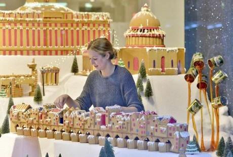 ??Lost London?? cityscape brought to life in gingerbread at Selfridges??