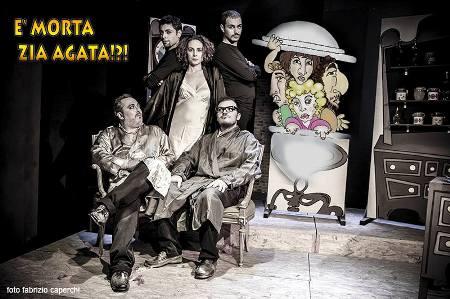 è morta zia agata E morta zia Agata?!?, in scena al teatro Millelire di Roma con Gabriele Mangion, Mario Piana, Mariano Riccio