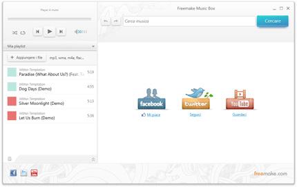 Free Freemake Music Box Freemake Music Box un programma sostituto di Winamp