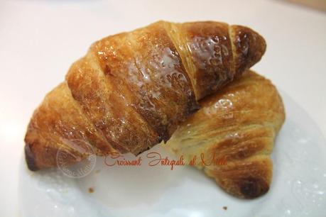 croissant integrali con pasta madre al miele