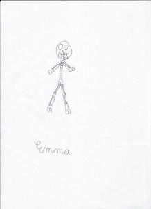 Emma disegna A Nightmare before Christmas