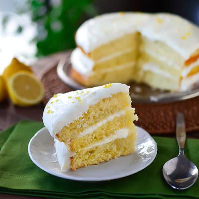Torta soffice con crema al limone