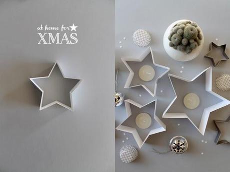 Paper star lanter At home for XMAS