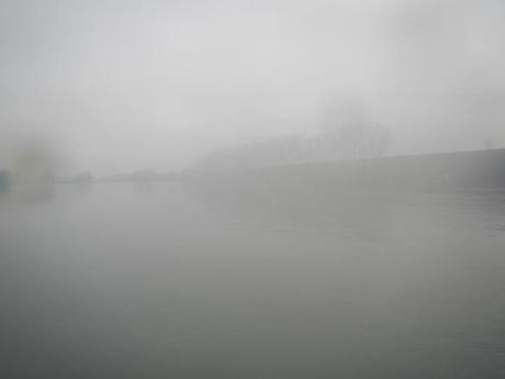 Bruma e nebbia sull'acqua