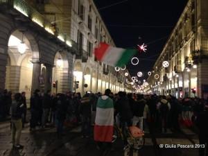 Ancora proteste Torino con cortei e slogan. 