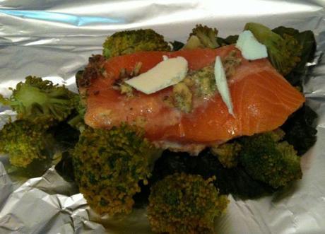 salmone cartoccio crudo