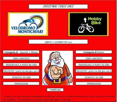 Christmas Track Race MONTICHIARI 21 Dicembre