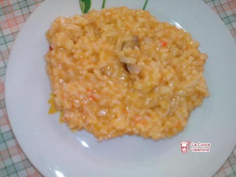 risotto con carote e funghi