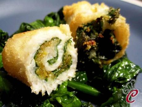 Involtini di platessa con spinacino fresco e pistacchi: l'importanza delle briciole in un piatto del 