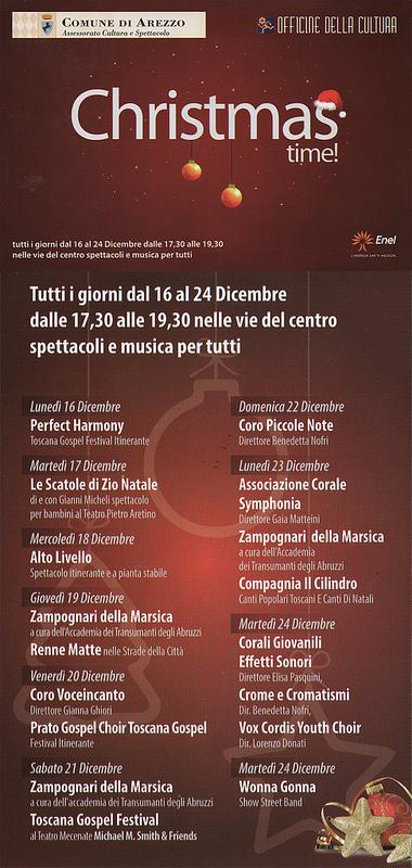 Natale 2013: gli eventi ad Arezzo