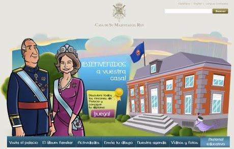 La Casa Reale spagnola apre un'area infantile nel suo sito web ufficiale