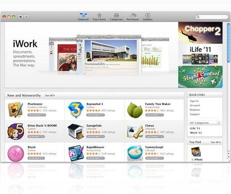 Mac App Store apre i battenti