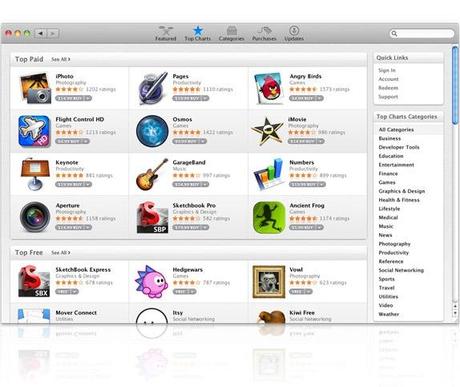 Mac App Store apre i battenti